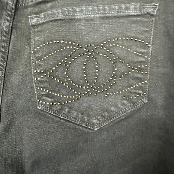 NYDJ Jeans Womens 12 Black Denim Bootcut Lift Tuck Tech High Rise Slimming Panel - Picture 15 of 16